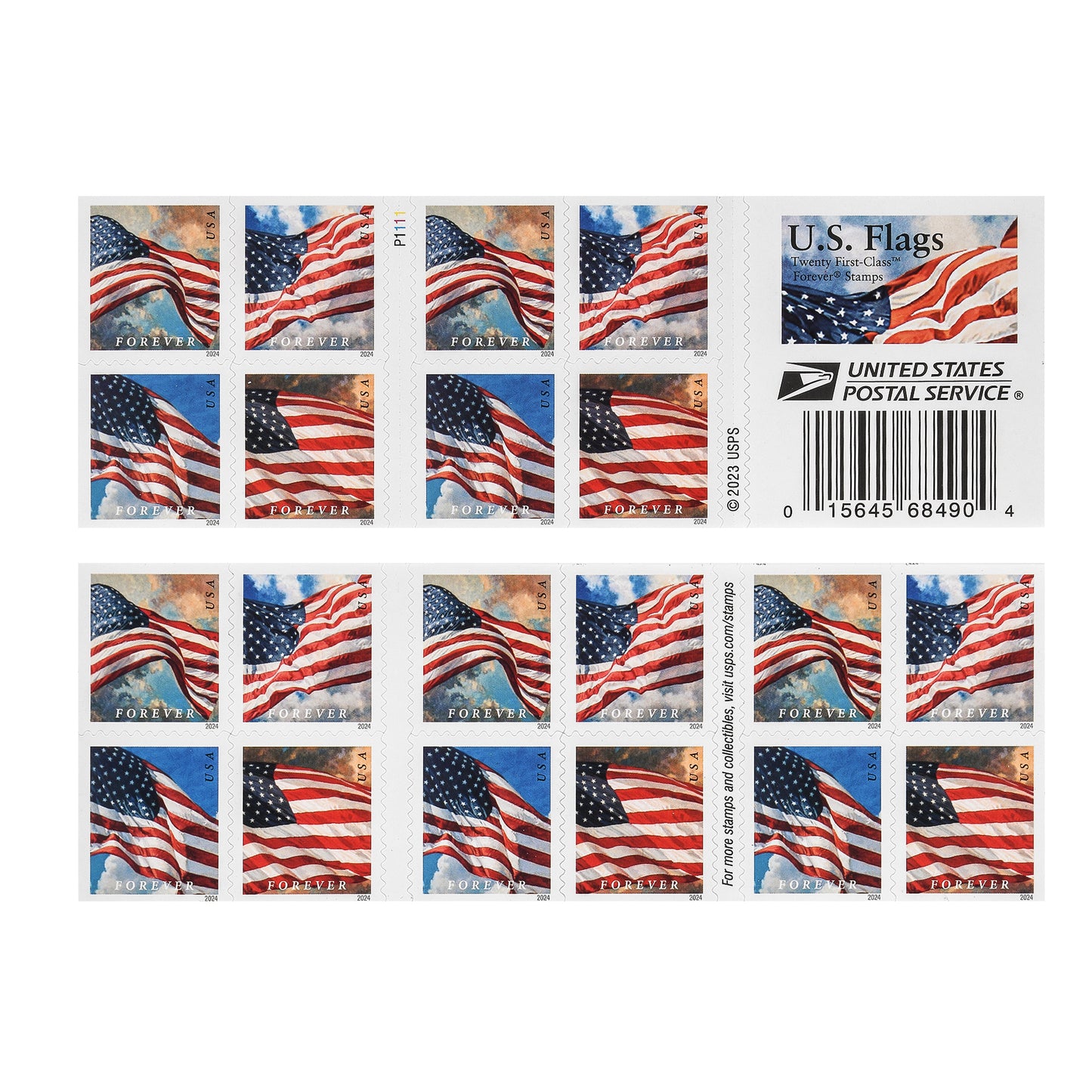 2024 US Flags Booklets / Rolls