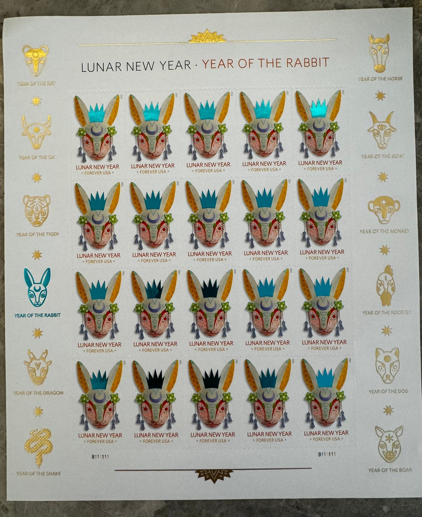 Year of the Rabbit Stamp Celebrates Lunar New Year